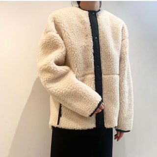 ハイク(HYKE)の【美品】HYKE  ボアコート　サイズ1(毛皮/ファーコート)