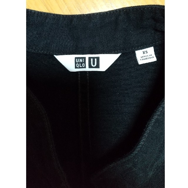 UNIQLO(ユニクロ)のユニクロU ライトウェイトデニムカバーオール XS レディースのトップス(シャツ/ブラウス(長袖/七分))の商品写真