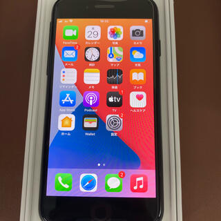 アップル(Apple)のiPhoneSE2 64GB スペースグレイ(スマートフォン本体)