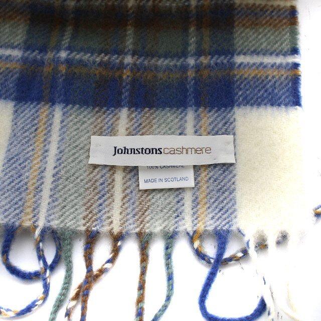 Johnstons(ジョンストンズ)のジョンストンズ マフラー ストール チェック カシミヤ マルチカラー レディースのファッション小物(マフラー/ショール)の商品写真