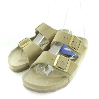 ビルケンシュトック(BIRKENSTOCK)のビルケンシュトック アリゾナ サンダル スエード 24cm ベージュ(サンダル)