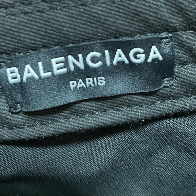 BALENCIAGA ロゴベースボールキャップ BLACK サイズL59 2