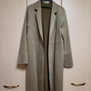 ザラ(ZARA)の【試着のみ】ZARA　ロングコート　ガウンコート(ロングコート)