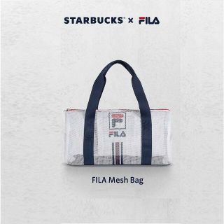 フィラ(FILA)の日本未発売★海外スタバ限定品【FILA+STARBACKS】メッシュバッグ(バッグ)