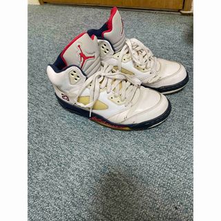 ナイキ(NIKE)のAIR JORDAN 5 オリンピックカラー26.5センチ(スニーカー)