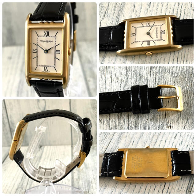 Saint Laurent(サンローラン)の【電池交換済み】Yves Saint Laurent 腕時計 スクエア ボーイズ レディースのファッション小物(腕時計)の商品写真