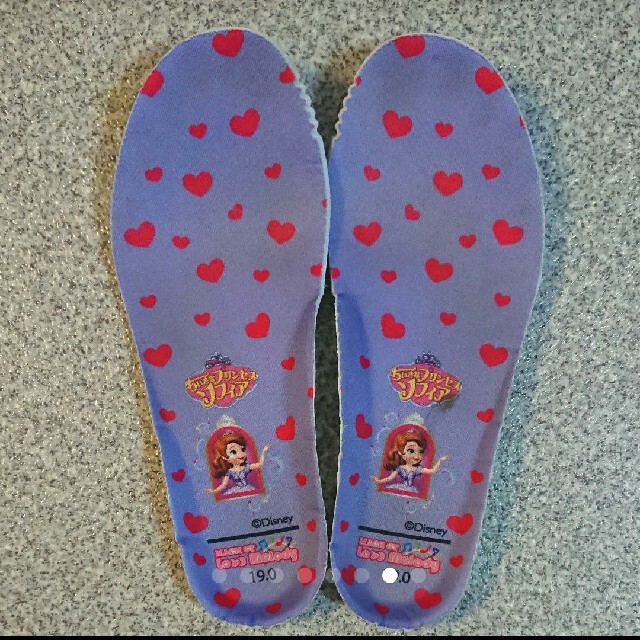 Disney(ディズニー)のプリンセス ソフィア 防水スニーカー キッズ/ベビー/マタニティのキッズ靴/シューズ(15cm~)(スニーカー)の商品写真