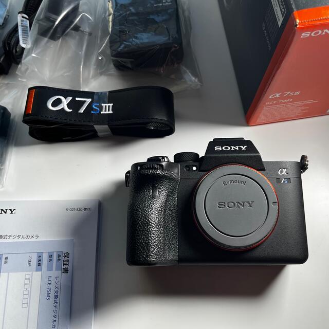 【新品・未使用】SONY α7S III ボディ ILCE-7SM3 3年保証