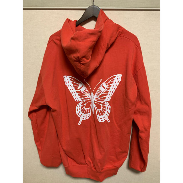 girl's don't cry butterfly パーカー L red