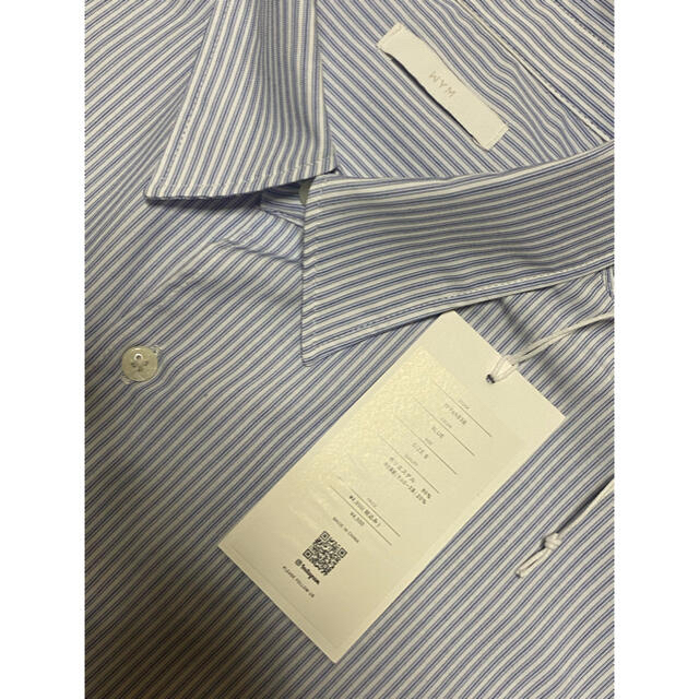 【WYM LIDNM】TENCEL STRIPE WIDE SHIRT メンズのトップス(シャツ)の商品写真