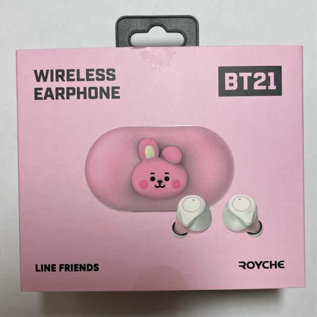 防弾少年団(BTS)(ボウダンショウネンダン)のBT21  Bluetoothイヤホン  cooky スマホ/家電/カメラのオーディオ機器(ヘッドフォン/イヤフォン)の商品写真