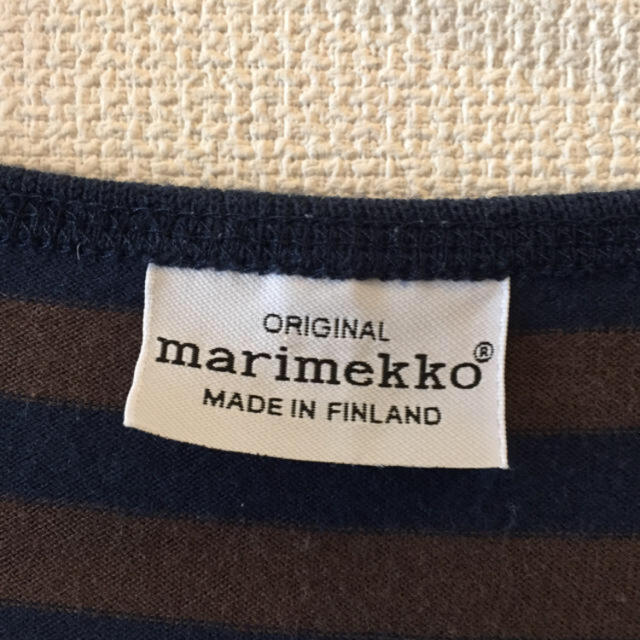 marimekko(マリメッコ)のマリメッコ ボーダーワンピース 160 キッズ/ベビー/マタニティのキッズ服女の子用(90cm~)(その他)の商品写真