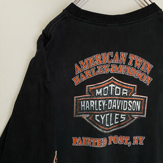 ハーレーダビッドソン(Harley Davidson)のハーレーダビッドソン　HARLEY-DAVIDSON ロングTシャツ　ハーレー(Tシャツ/カットソー(七分/長袖))