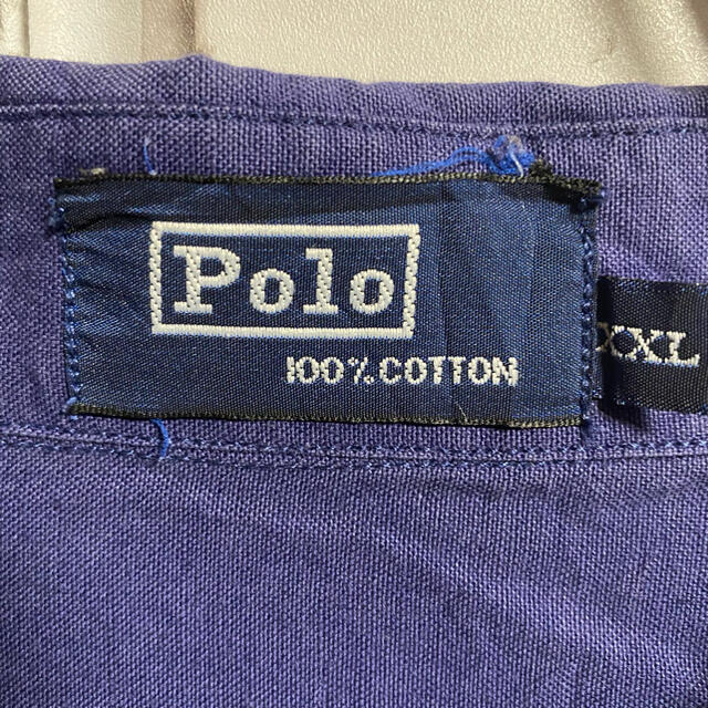 POLO RALPH LAUREN(ポロラルフローレン)の90s 古着 ポロラルフローレン XXL BDシャツ ゆるだぼ ビッグシルエット メンズのトップス(シャツ)の商品写真