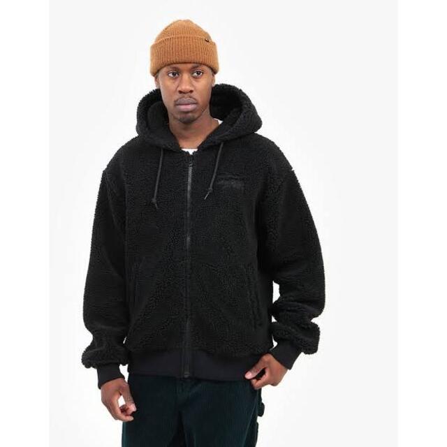 STUSSY zip-up hoodie ブラック Lサイズ