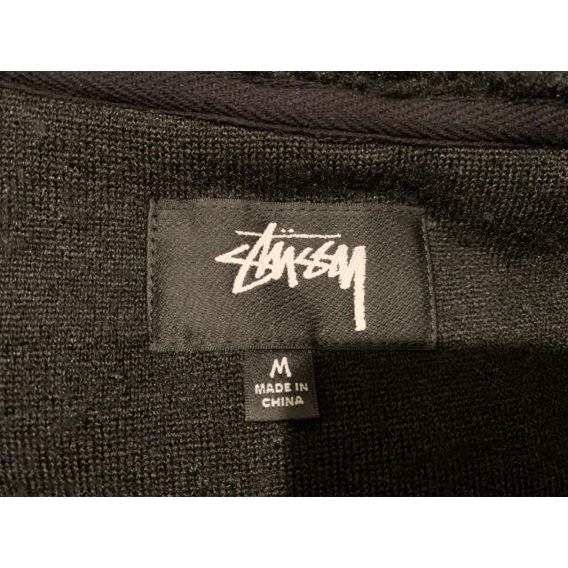 STUSSY(ステューシー)のMサイズ Stussy Sherpa Zip Hoodie ブラック メンズのトップス(パーカー)の商品写真