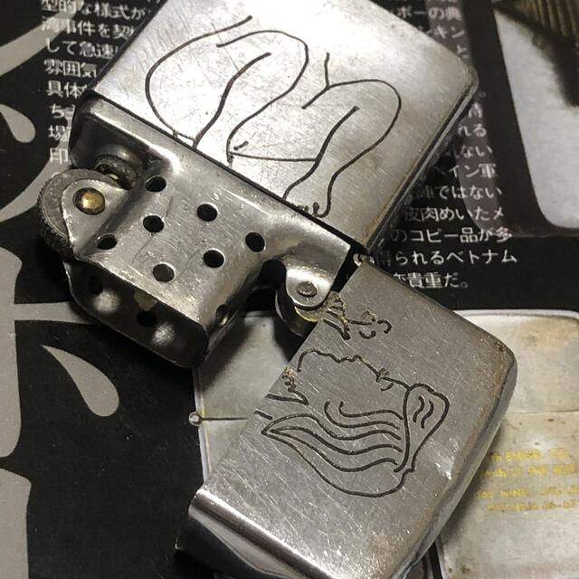 【ベトナムZIPPO】本物 1967年製ベトナムジッポー「だまし絵」