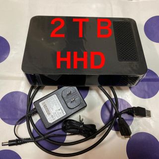 バッファロー(Buffalo)のバッファロー　HHD  2TB  外つけ(その他)