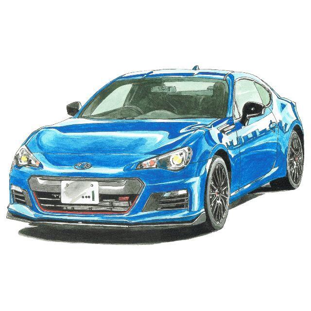 エンタメ/ホビーNC-059スバル BRZ限定版画 直筆サイン額装済●作家 平右ヱ門