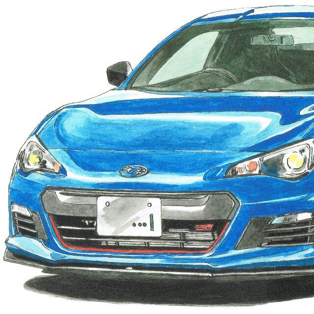 エンタメ/ホビーNC-059スバル BRZ限定版画 直筆サイン額装済●作家 平右ヱ門