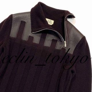 ジャケットⅷ Hermes ハイネック ZIP セーター E2577の通販 by