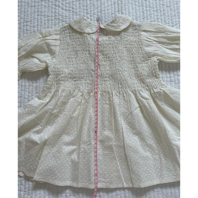 bonjour diary パフスリーブブラウス　4Y キッズ/ベビー/マタニティのキッズ服女の子用(90cm~)(ブラウス)の商品写真