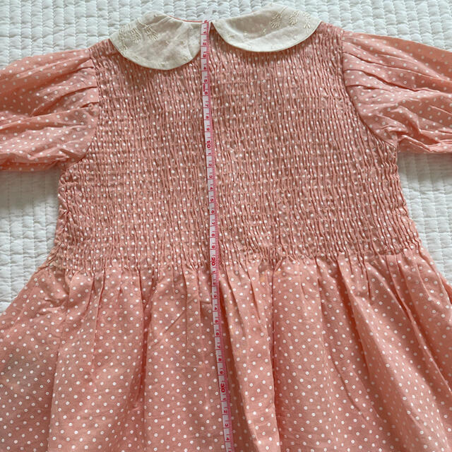 bonjour diary ピンクドット　パフスリーブブラウス キッズ/ベビー/マタニティのキッズ服女の子用(90cm~)(ブラウス)の商品写真