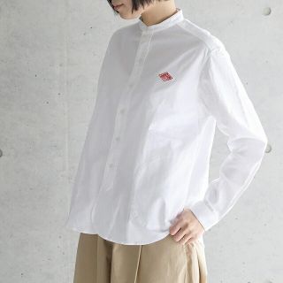 ダントン(DANTON)の【限定値下げ価格‼︎】DANTON バンドカラーシャツ　ノーカラーシャツ 36(シャツ/ブラウス(長袖/七分))