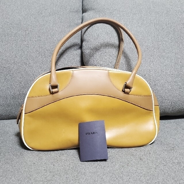 PRADA ボーリングバック キャメル PRADA ボーリングバック キャメル