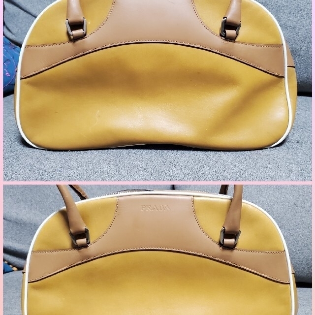 PRADA ボーリングバック キャメル PRADA ボーリングバック キャメル