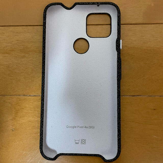 Google Pixel(グーグルピクセル)のGoogle Pixel 4a5g用　ファブリックケース　ブラック スマホ/家電/カメラのスマホアクセサリー(Androidケース)の商品写真