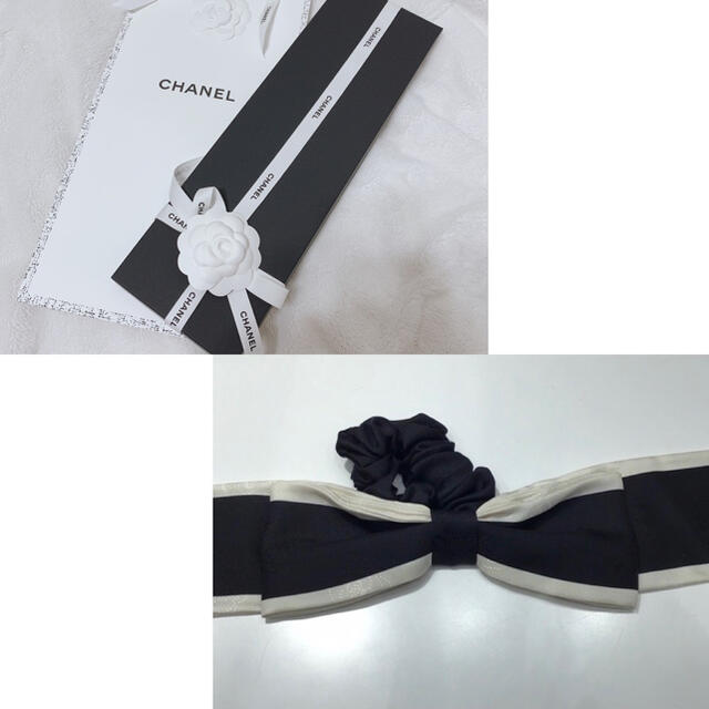 希少!!】 CHANEL - CHANEL シャネル リボン シュシュ バレッタ