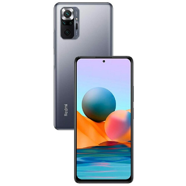 Xiaomi Redmi Note 10 Pro新品未開封グレー デュアルSIM6GBROM