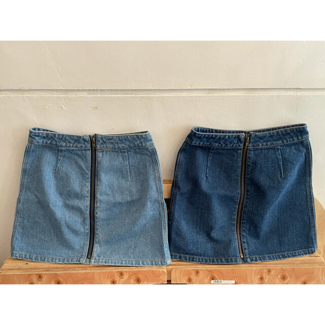 Ron Herman(ロンハーマン)のRHC denim mini skirt set. レディースのスカート(ミニスカート)の商品写真