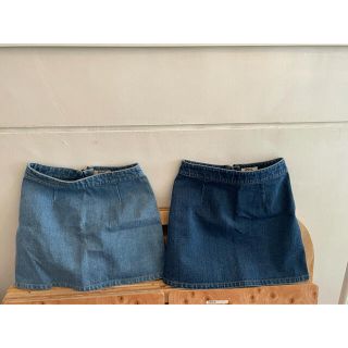 ロンハーマン(Ron Herman)のRHC denim mini skirt set.(ミニスカート)