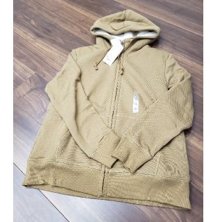 ユニクロ(UNIQLO)のsmap811様専用　ボアスウェット　フルジップパーカー　キャメル 　XL(パーカー)