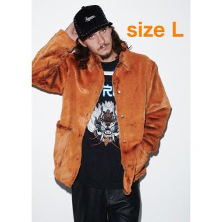 シュプリームsupreme 2-tone faux fur shop coat