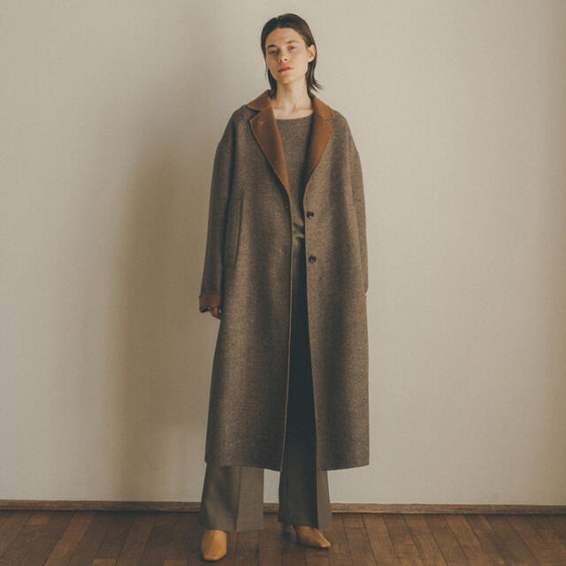 最も完璧な COAT RIVER TWEED NEP クラネ CLANE ロングコート