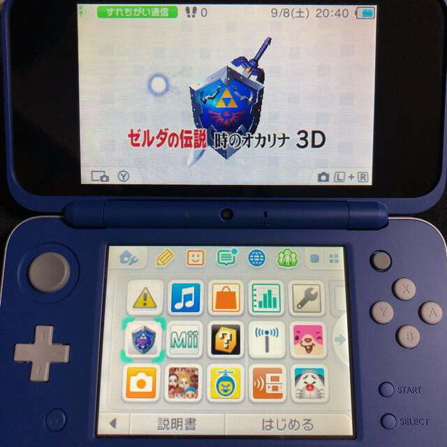 任天堂(ニンテンドウ)の【任天堂】2DS LL ゼルダの伝説 エンタメ/ホビーのゲームソフト/ゲーム機本体(携帯用ゲーム機本体)の商品写真