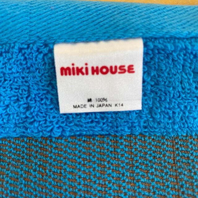 mikihouse(ミキハウス)の【新品】ミキハウス　ハンドタオル　miki house インテリア/住まい/日用品の日用品/生活雑貨/旅行(タオル/バス用品)の商品写真