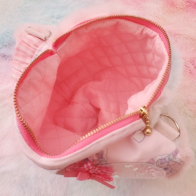 クリアランス販促品 ハンドメイド♡ハートシャカシャカファー