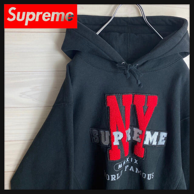【人気Lサイズ】シュプリーム☆ビッグパイルロゴ入りパーカー 希少デザイン | フリマアプリ ラクマ 東京 SUPREME シュプリーム ロゴ パーカー【Lサイズ】 希少 パーカー