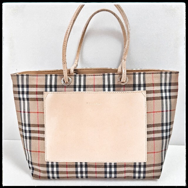 BURBERRY(バーバリー)の極美品 BURBERRY LONDON トートバッグ ハンドバッグ ノバチェック レディースのバッグ(トートバッグ)の商品写真