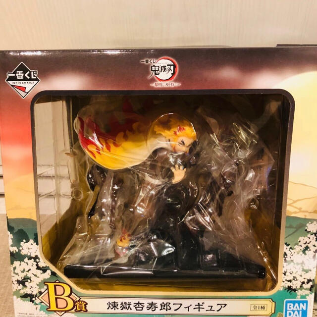 BANDAI(バンダイ)の一番くじ　鬼滅の刃　〜黎明に刃を待て〜煉獄　猗窩座　フィギュアセット　おまけ付 エンタメ/ホビーのおもちゃ/ぬいぐるみ(キャラクターグッズ)の商品写真