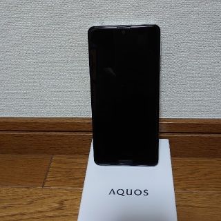 アクオス(AQUOS)の【中古】SHARP AQUOS sense4 SH-41A シルバー(スマートフォン本体)