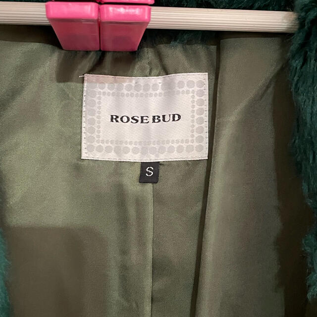 ROSE BUD(ローズバッド)のROSE BUD フェイクファーコート/ジャケット レディースのジャケット/アウター(毛皮/ファーコート)の商品写真