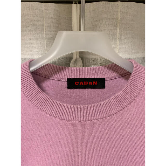 CABaN コットンカシミヤ クルーネックプルオーバー 公式 63.0%OFF www
