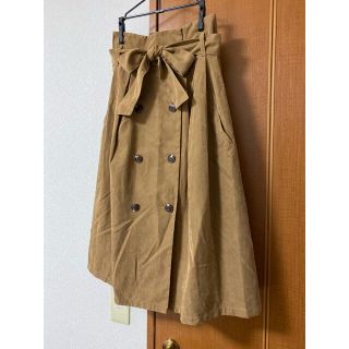 オリーブデオリーブ(OLIVEdesOLIVE)の最低価格☆  OLIVE des OLIVE  トレンチスカート(ひざ丈スカート)