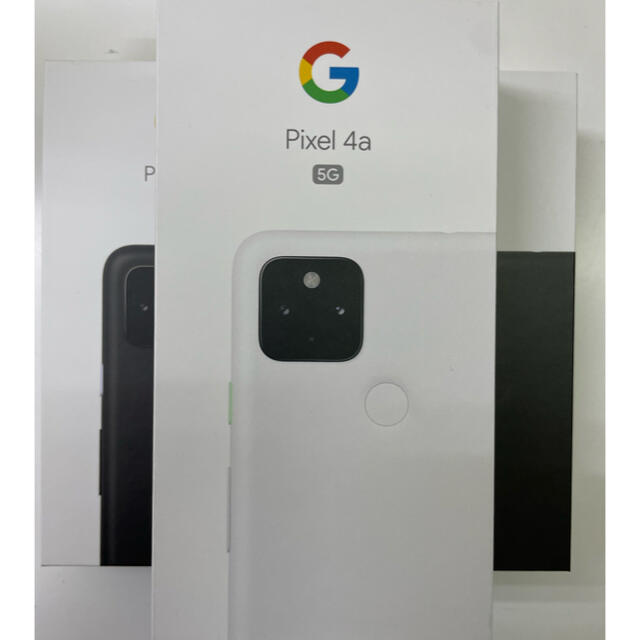 新品未使用Google Pixel 4a 5G BLACK 3台