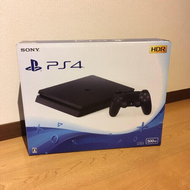 家庭用ゲーム機本体【新品未使用/延長保証あり】PlayStation4 ブラック 500GB